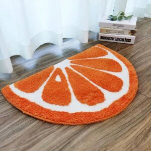 Orange slice rug